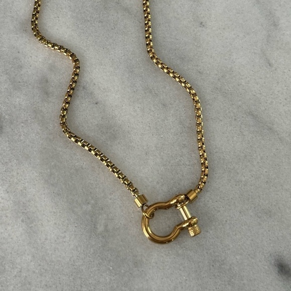 Modest Lu Jewelry - COPY - Gold Chunky Horse Bit Chain Necklace
Brand New